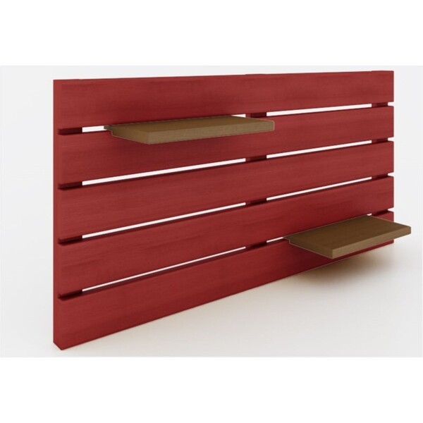 Painel Horizontal Componível Stain Vermelho - Mão   Formão