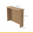 Painel Ilha Ripado Canelado 120cm  100% Mdf Nature