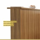 Painel Ilha Ripado Canelado 120cm  100% Mdf Nature