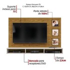 Painel Ipanema Mavaular Móveis Carvalho Ouro/Off White