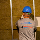 Painel Isolante Termoacústico para Parede e Forro em Lã de Rocha 120x60cm 4,32m² Rockfibras