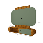 Painel Jurerê Naturalle/pistache - Bechara Móveis