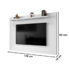 Painel Kenzo Branco – Bechara Móveis