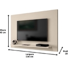 Painel Kenzo Off White - Bechara Móveis