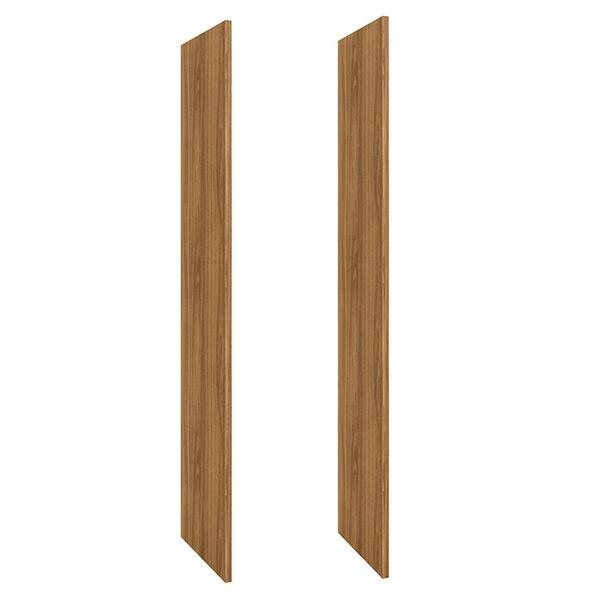 Painel Lateral De Fechamento Para Cozinha 40cm Karen P14 Natu