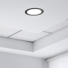 Painel Led 12w Lys Redondo Embutir Preto Luz Fria 6500k