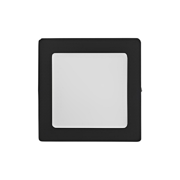 Painel Led Bkl Sobrepor Quadrado Preto 24w 6000k - Kian