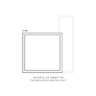 Painel Led De Embutir 4000k Backlight 62x62cm 40w 307056