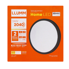 Painel LED Redondo de Sobrepor Luz Branca 24W Home Bivolt LLUM Bronzearte
