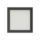 Painel LED de Sobrepor Quadrado Recuado Luz Branca 36W Bivolt Jet Black Save Energy