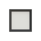 Painel LED de Sobrepor Quadrado Recuado Luz Neutra 25W Bivolt Jet Black Save Energy