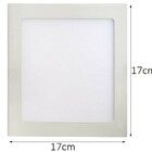 Painel Led Embutir 12w Quadrado 4000k