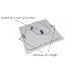 Painel Led Embutir 12w Quadrado 4000k