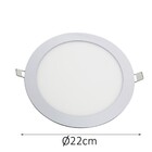 Painel Led Embutir 18w Redondo 4000k