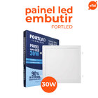 Painel Led Embutir 30w Quadrado - Fortled