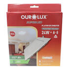 Painel Led Embutir - 4.000k - 24w - Bivolt - 30x30cm