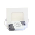 Painel Led Embutir 6w Quadrado 3000k