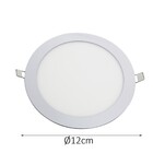 Painel Led Embutir 6w Redondo 3000k