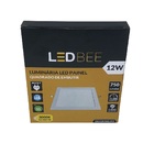 Painel Led Embutir Quadrado 12w Amarela Ledbee
