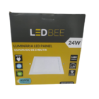 Painel Led Embutir Quadrado 24w Branca Ledbee