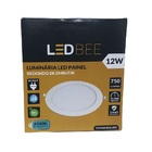 Painel Led Embutir Redondo 12w Branca Ledbee