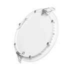 Painel Led Embutir Redondo 12w Mt   Bivolt Aluminio Branco Ne