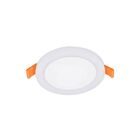 Painel Led Embutir Redondo 12w Rz   Bivolt Aluminio Branco Qu