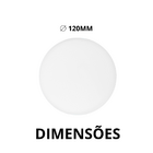 Painél Led Flat Redondo 18w 4000k Borda Infinita - Avant