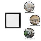 Painel Led Foxlux 24w Quadrado 6500k Bivolt Embutir Preto