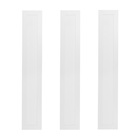 Painel Led Foxlux 60x10cm Embutir 18w 4000k Branco Kit 3 Un