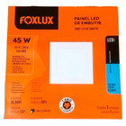 Painel Led Foxlux Quadrado Embutir 45w 4000k Branco