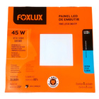 Painel Led Foxlux Quadrado Embutir 45w 6500k Branco