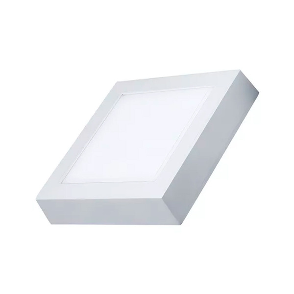 Painel Led Foxlux Quadrado Sobrepor 12w 6500k Branco