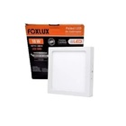 Painel Led Foxlux Quadrado Sobrepor 18w 3000k Branco