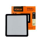 Painel Led Foxlux Quadrado Sobrepor 18w 4000k Preto