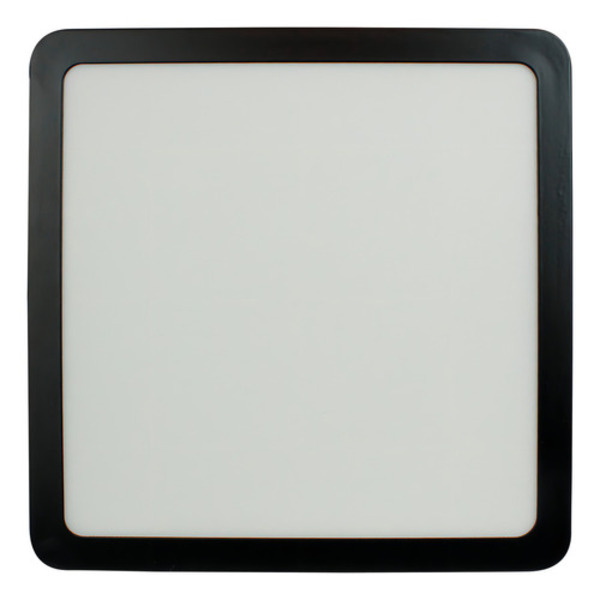 Painel Led Foxlux Quadrado Sobrepor 18w 6500k Preto