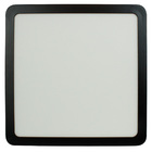 Painel Led Foxlux Quadrado Sobrepor 18w 6500k Preto Kit 2 Un