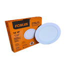Painel Led Foxlux Redondo Embutir 12w 4000k Branco