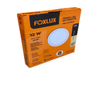 Painel Led Foxlux Redondo Embutir 12w 4000k Branco