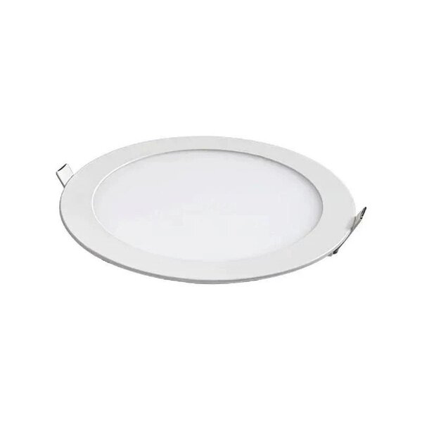 Painel Led Foxlux Redondo Embutir 18w 3000k Branco