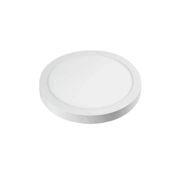 Painel Led Foxlux Redondo Sobrepor 18w 3000k Branco