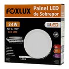 Painel Led Foxlux Redondo Sobrepor 24w 6500k Branco