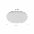 Painel Led Infinity De Embutir Ou Sobrepor Redondo 24w Luz Qu