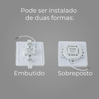 Painel Led Infinity Embutir / Sobrepor Quadrado 18w 6500k St2