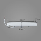 Painel Led Infinity Embutir / Sobrepor Quadrado 36w Br. Quent