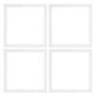 Painel Led Kit 4 Unid 48w Plafon Slim Quadrado Luminaria Bivo