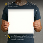 Painel Led Plafon 36w 6500k Bivolt Embutir 40x40 Quadrado Bra