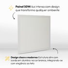 Painel Led Plafon 50w 6500k Bivolt Embutir 60x60 Quadrado Bra