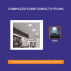 Painel Led Plafon  Embutir Redondo 22x22cm 6500k Luz Branca 1