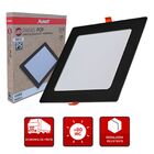 Painel Led Pop Quadrado De Embutir 6500k 24w Preto Bivolt - A